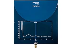 Nooelec UWB Surveyor Antenna - Extremely Wide Bandwidth Biconical Low-Profile PCB Antenna. Frequency Range of 700MHz to 10GHz, Average Gain of 3dBi. Very Small and Portable with SMA Female Connector