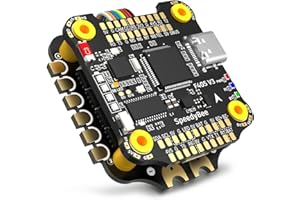 SPEEDY BEE SpeedyBee F405 V3 Flight Controller Stack, 30x30 Bluetooth Stack with 4in1 50A ESC,Wireless Betaflight Configuration,Blackbox,Barometer for DJI Air Unit FPV Drone Fixed-Wing X8