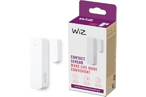 WiZ kontaktsensor - hemövervakning, hemautomation, realtidsvarningar, ljuslarm, enkel installation, hemsäkerhet, meddelanden