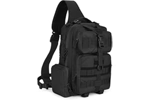 G-raphy Zaino Monospalla Uomo Militare Casuale Marsupio Sportivi Borsa a Tracolla Marsupio Uomo Sportivo Borsetta Monospalla Militare per Campeggio Escursionismo Ciclismo Viaggio Trekking