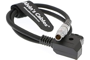 Alvin's Cables D Tap do 0B 2-pinowy męski kabel zasilający do Teradek Bond 45 cm