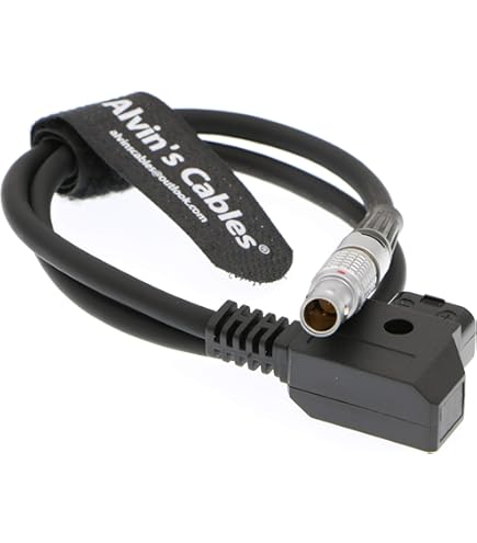 HangTon D-tap P-tap naar 0B 2-pins mannelijke rechte hoek voedingskabel voor Teradek Bolt Bond, Transvideo SmallHD 703 Monitor, Zacuto zoeker, Z CAM E2 F6 S6 Camera en EVF (rechterhoek, 60cm