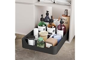 Giklux Cassetto Telescopico Estraibile Adesivo Cucina, 30 * 42 CM Cassetti Estraibili Organizer Scorrevoli, per Mobili, Armadio Interno, Sottolavello, Sottopensile, Dispensa, Ripiano Scorrevole Cucina