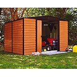 Geratehauser Vitavia Gewachshauser Arrow Metall Geratehaus Frankfurt Ed 86 Gartenhaus Schuppen 4 26 M Holzoptik Garten