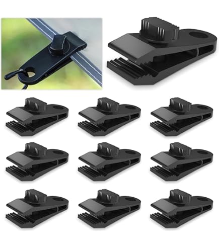 CONBOLA Lot De 4 Ventouses Robustes Avec 4 Clips, Accessoires De Bâche