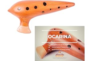 PLASCHKE INSTRUMENTS PLASCHKE Ocarina in Do, Premium in terracotta, ceramica, fatto a mano dell`Alto Adige