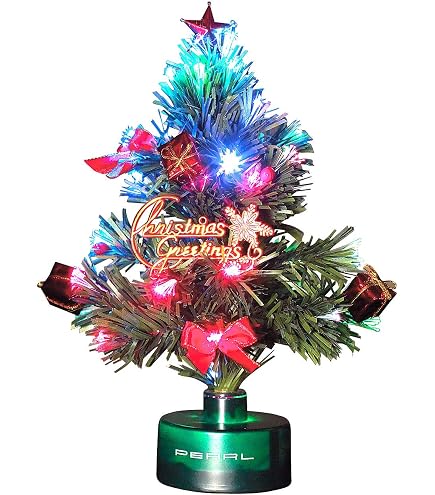 PEARL Christmas Tree for Car: USB Christmas Tree with Color Changing Fiber  Optic LED Lights (Mini Tree, USB, Cigarette Lighter) : Amazon.com.be: Home  & Kitchen