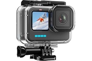 HONGDAK Zubehör Set Kit Kompatibel mit GoPro Hero 11 10/ Hero 9 Black, Wasserdicht Schutzhülle Gehäuse Wasserdichtes Gehäuse mit Anti-Fog-Einsätzen, für Unterwasser-Schnorcheln/Tieftauchen