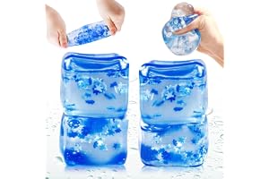 2 PCS Stress Relief Toys Stretch Figure Sensory Toy for Kids,Fidget Toys Cube for Adults Autism,Anxiety Cube Balls for Boys Girls,Classroom,Party Favors,Goodie Bags Fillers,Birthday Day Gift and Prize