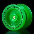YOSTAR Yoyo K1 Glow Green in the Dark, Responsive Yoyo for Kids and Beginners, Easy Trick Yoyo for Basic Yo Yo Skills, Plastic Yoyo with 12 Yoyo Strings, Yo-Yo Case, Yo Yo Glove, 2 Yoyo Hubstacks