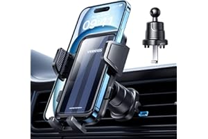 VANMASS Handyhalterung Auto Lüftung【2025 Stärkster Lüftungshaken】 Handy Halterung Auto Militär-Klasse Kfz Handyhalterung Universal Autohalterung für iPhone 16 Pro Max 15 14 Samsung S24 Ultra Android