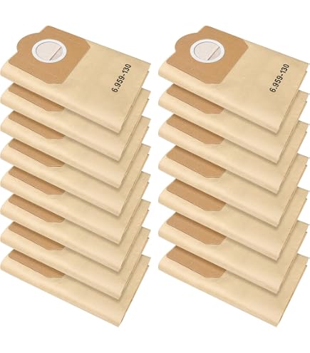 5x Staubsaugerbeutel Für Daewoo Fortis RC 300 – Mikrovlies, 42x30 Cm, Weiß