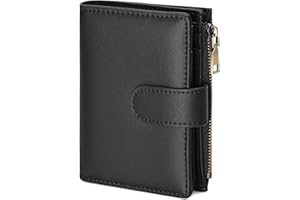 GAEKEAO Portefeuille Femme Petit Format Cuir Porte-Monnaie avec Blocage RFID Portefeuilles et Porte-Cartes Grande Capacité Zippé Pochette à Monnaie Cadeau Femme Wallet…