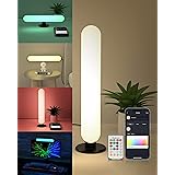 ALANTOP Lampada da scrivania intelligente con controllo APP WiFi, compatibile con Alexa e Google, colori bianchi e RGB regola