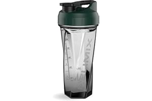 HELIMIX 2.0 Vortex Protein Shaker, 800 ml (28 oz) - Gourde Portable et Étanche pour Boissons Protéinées & Smoothies, Sans Bille, Compatible Lave-Vaisselle