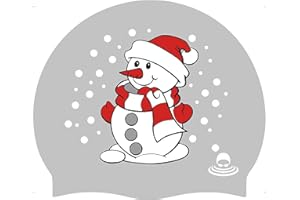 SportySwim Silicone Christmas Swim Caps