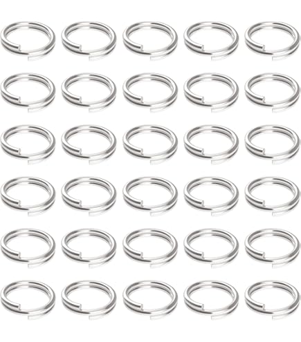 Split ring RVS 6mm - Xitin Beads & Jewelry