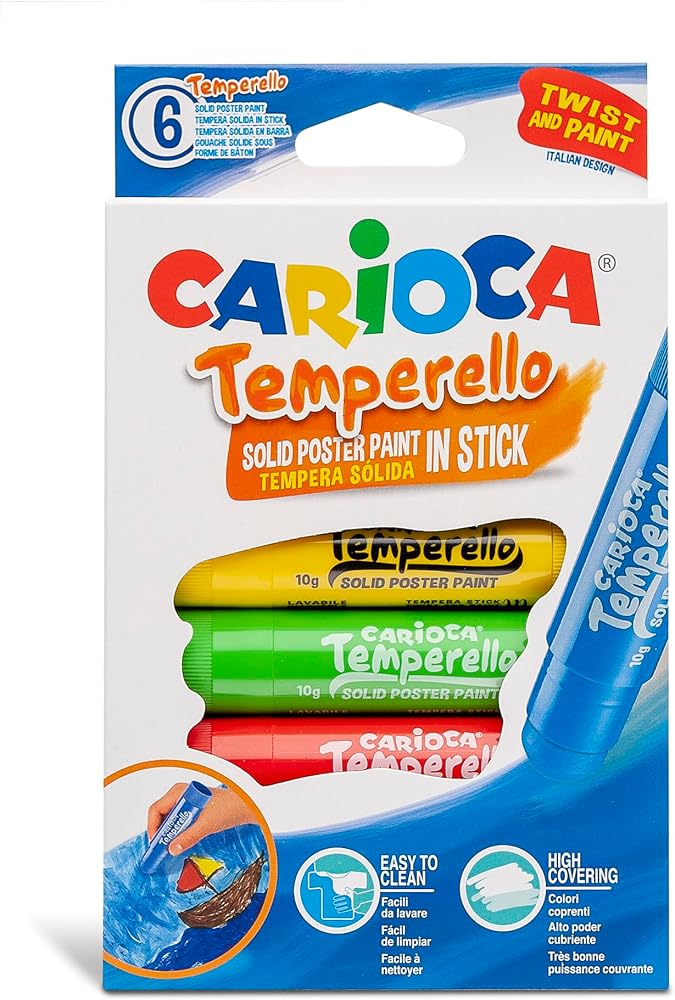 Carioca Temperello Stick Poster Boyama Kalemi 6'Li