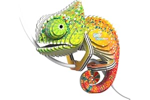 EUGY 075 Camaleón. Eco-Friendly 3D Paper Puzzle