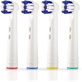 Pi&Go Oral B Şarjlı Diş Fır&ccedil;ası Uyumlu Yedek Başlık - Elektrikli Diş Fır&ccedil;ası Yedek Başlığı, 4 Adet