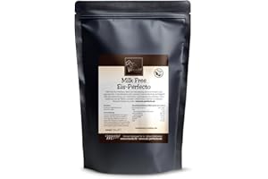 ‎EIS PERFECTO Eispulver für Eismaschine & Ninja Creami – Milchfreie Eisbasis für veganes Eis │ Ohne Laktose & tierische Zutaten │ Wird nicht steinhart │ 750 g für 8 L Eis │ Milk Free Eispulver von Eis Perfecto