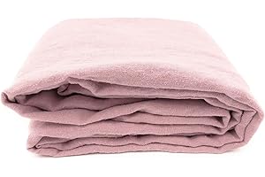 ‎JOWOLLINA JOWOLLINA Laken Bettlaken Überwurf 100% Leinen Stonewashed 220 g/m2 (200x310 cm, Altrosa)