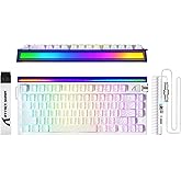ATTACK SHARK R85 HE Teclado Gaming con Cable LED C01ULTRA, Interruptores Magn&eacute;ticos, Dise&ntilde;o 75%, Software Multifunci&oacute;n, Caja