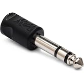 Hosa 3.5 mm. TRS (F) - 1/4 in&ccedil; TRS (M) Adapt&ouml;r (GPM-103)