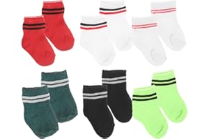BESTonZON 6 Puppensocken Puppenkleidung Puppenmode Puppen Puppenkollektion Puppenfotografie Spielzeugsocken Puppen-Foto-Requisiten Mini-Socken Puppe kostüm Stoff