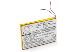 vhbw Akku kompatibel mit Teasi One 2 GPS Navigation Navi (2500mAh, 3,7V, Li-Polymer)