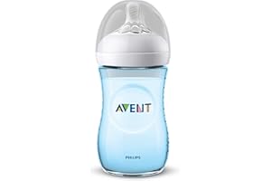PHILIPS AVENT ALLATTAMENTO Philips Avent Biberon Natural anti-colica, 260ml, Azzurro SCF035/17