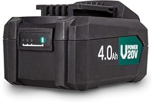 VONROC Batería VPower 20V – Ión-Litio de 20V - 4,0Ah