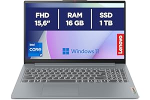 Lenovo IdeaPad Slim 3 Notebook 15,6” FHD (1920x1080), Intel Core i7-13620H, RAM 16GB, 1TB SSD, Grafica Intel Integrata, WiFi 6, Tastiera itaiana, Windows 11 Home - Arctic Grey