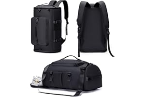 Borsa da Palestra per Uomini e Donne, Borsone Sportivo, Zaino da Viaggio, Weekender, Borsa da Notte con Scomparto per Scarpe - MIYCOO