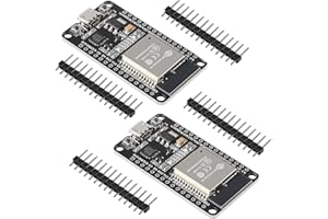 XTVTX 2 Pièces ESP32 cartes de développement ESP32S 2,4 GHz double mode WiFi + Bluetooth Dual Core Microcontrôleur Processeur intégré avec antenne ESP-32s RF AMP Filtre AP STA pour Arduino IDE