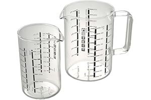 Verre Doseur Mesureur avec anse - Verre Borosilicate très haute résistance SIMAX (0,5 & 1 L)