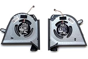 Fleshy Leaf Ventilateur CPU + GPU pour ASUS Zephyrus G15 GA503 GA503Q GA503QS GA503QM GA503QR GA503QC GA503QE Zephyrus M16 GU603H GU603HR GU603HM GU603AMD HE 2021 Series FN21 2 FN2 36 FR