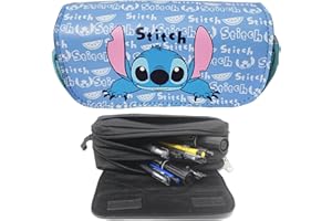 ZeYou Sti Federmäppchen Stit Federtasche Schulmäppchen mit 2 Fächern für Mädchen und Jungen, Sti-Fach für Kinder Junge Mädchen Teenager für Schule Studenten