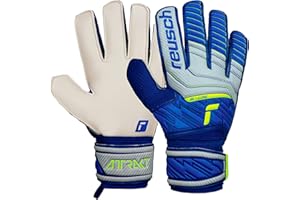 Reusch Unisex rękawice bramkarskie Attrakt Solid Atrakt Solid Atrakt dla dorosłych i mężczyzn, uniseks, szew zewnętrzny, solidny okładzina, do wszystkich powierzchni boiska, rękawice piłkarskie Vapor