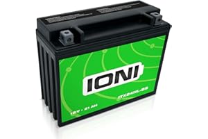 IONI ITX24HL-BS 12V 21Ah AGM Batteria compatibile con MG50-N18L-A / N50-18L / Y50-N18L-A sigillata/batteria per moto senza manutenzione