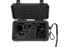 LEKUFEE Custodia Rigida Impermeabile da Viaggio per DJI Osmo Action 5 Pro Combo Standard,Combo Essenziale,DJI Osmo Action 4/3 Combo e Accessori (solo custodia)