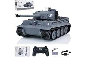 TOUCAN RC HOBBY Taigen 1/24 RC Battle Tank Tiger I Remote Control Military Tanks Infrared Combat