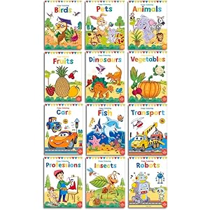 Colouring Books: Pack of 12 Copy Colour Books For Children | Premium Paper Quality | Wonder House Books