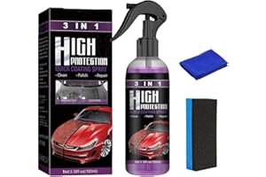 YIOKII High Protection Car Spray Newbeeoo 3 in 1 Car Coating Spray Car Coating Spray Car Scratch Repair Spray, Car Ceramic Coating Agent, Nano Spray for Cars