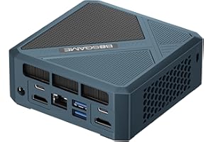 ‎BOSGAME BOSGAME P5 Mini-PC, AMD Ryzen 5 6600H Prozessor (bis zu 4,5 GHz), Windows 11 Pro Mini-Computer, 24 GB DDR5 RAM 512 GB PCIe3.0 SSD, Mini-Gaming-Desktop-PC