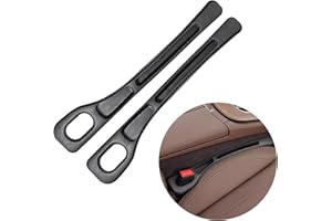 LUHOCIY 2 Pezzi Car Seat Gap Plug, Tappo per Fessure del Sedile Dell'auto, Riempitivo per Sedili Auto Adatto a Un'ampia Gamma di Veicoli per Pvitare Che Gli Oggetti Cadano, Durevole (Nero)