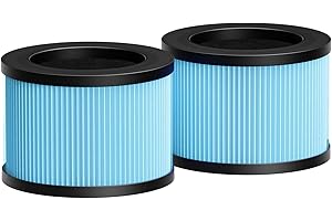 AROEVE DH-JH01A y DH-JH06A Filtro de Aire de Repuesto 4 en 1 para Humo, Polen, caspa, Pelo y olores. Versión estándar (Paquete de 2)