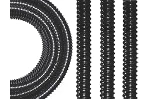 FLEX-IT FLEXIBLE CONDUIT 25mm PVC Reinforced Heavy-Duty Flexible Conduit - Trade Size 25mm - 30 Meter Coil - External 26.3mm - Internal 22.0mm - IP65 - UL Recognised - Fast Cable Install Due to Smooth Inner Bore