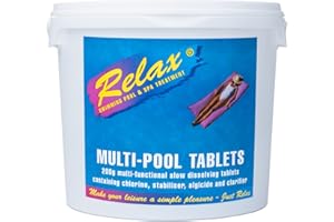K&L SUPPLY PoolShopUK Relax Multi-Pool Tablets 5kg