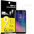 NEW'C 2 Pezzi, Vetro Temperato per Samsung Galaxy A6 Plus (2018), Pellicola Prottetiva Anti Graffio, Anti-Impronte, Senza Bol